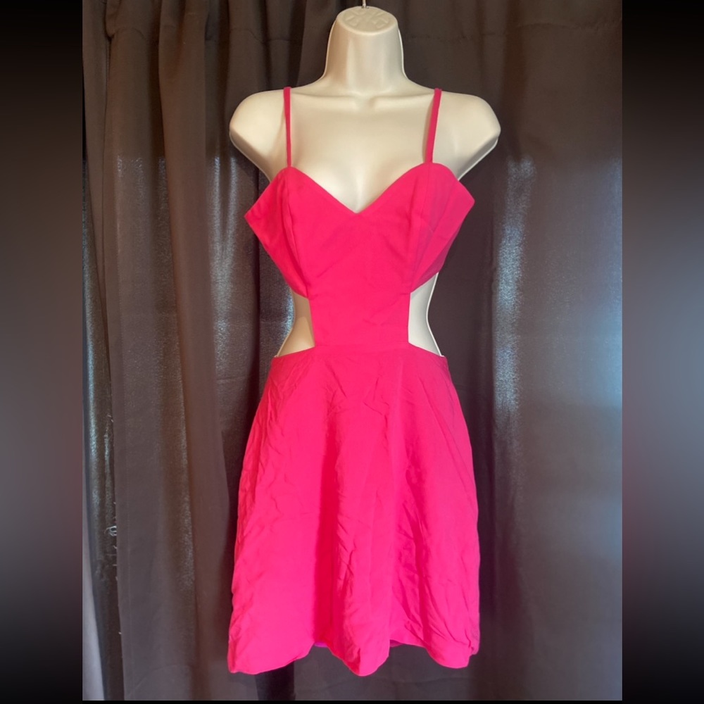 Sweetheart Cutout Dress in Pop Pink Size 6
Naven
Color:Pop Pink